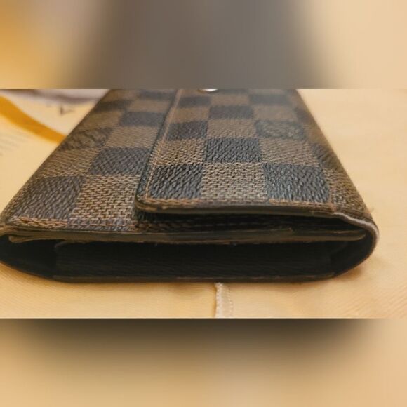 Authentic Louis Vuitton Damier Ebene Sarah Wallet International FUll set : Box - Picture 14 of 15
